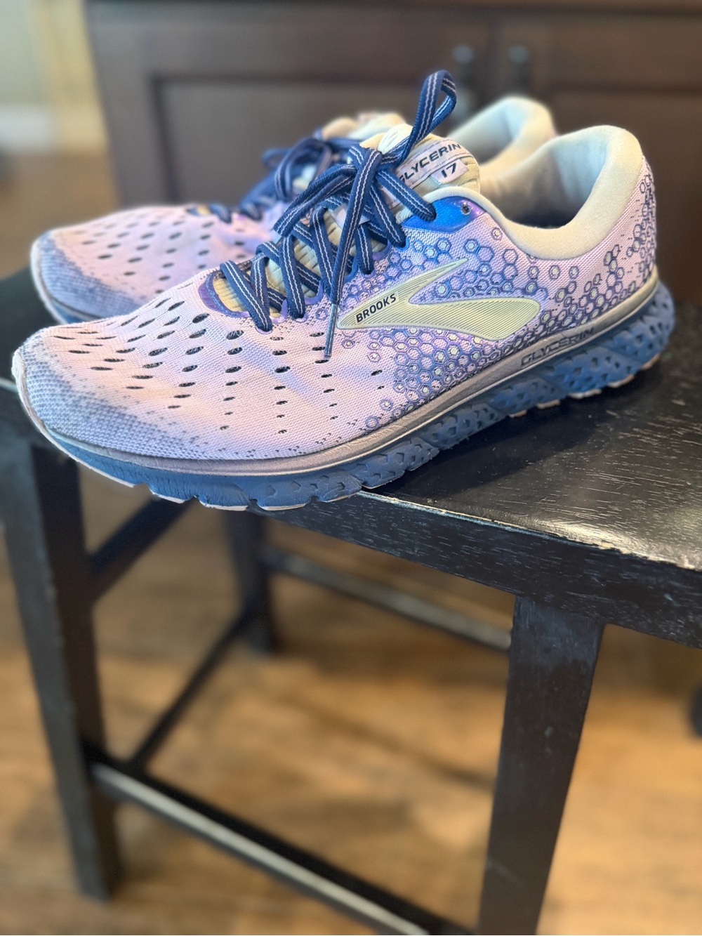 Brooks Women's Glycerin 17 Running Shoes - Lavender/Blue size 111/2